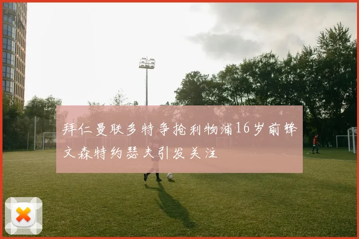 拜仁曼联多特争抢利物浦16岁前锋文森特约瑟夫引发关注